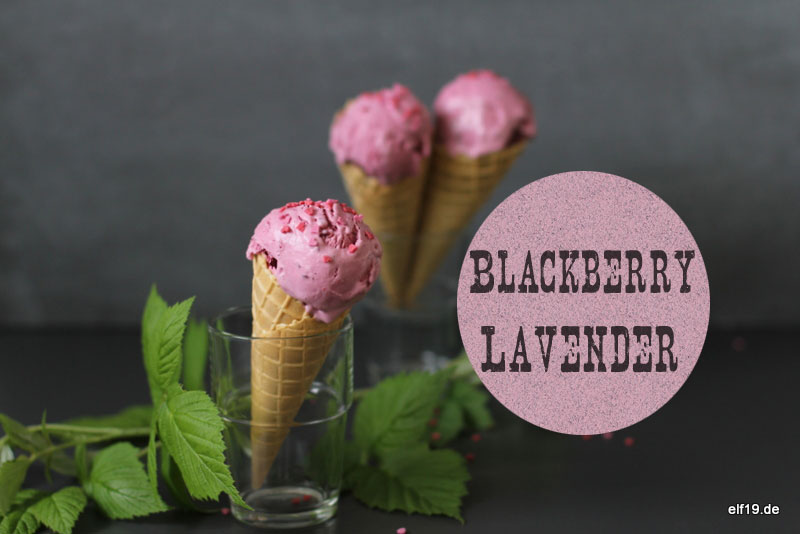 Brombeer-Lavendel-Eis